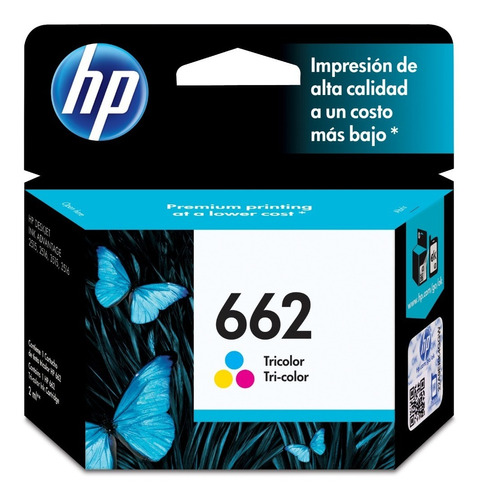 Cartucho Original Hp 662 Tricolor 1515 2515 2545 4645 Gtia