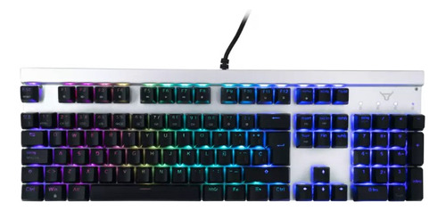 Teclado Batauro Beliarde Mecánico Switch Blue Alambrico Rgb