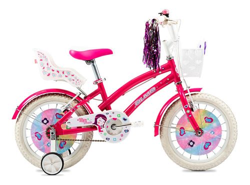 Bicicleta Olmo Tiny Friends Rod 16 Infantil Niñas Plan