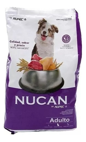 Nucan Adulto 25kg Croquetas Alimento Para Perro By Nupec