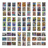 Lote 100 Stickers Calcomanias Autoaderibles Anime 12 X 9.5cm