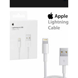 Cable Cargador iPhone Original Usb 1 Metro Traido De Usa