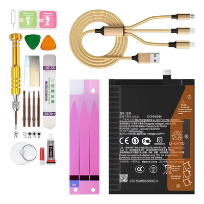 Batería Para Poco F3\u002F Mi 11i\u002F 11X\u002F 11X Pro\u002F Redmi K40 M2012K11G M2012K11AG M2012K11AI M2012K11I M2012K11AC BM4Y Kit De Reemplazo De Pila | MercadoLibre