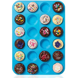 Molde De Silicona Muffin Para Cupcakes Hornear Mini Muffins 