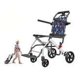 Silla De Ruedas De Transporte Ultraligera, Plegable, Portati