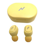 Auriculares Inalámbricos Táctil Noga Ng-btwins 13 Amarillo