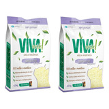 Kit 2 Areia Higiênica Viva Verde Biodegradável Bio Fina 8 Kg X 8g De Peso Neto