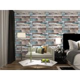 Pack 6 Lamina Mural Papel Autoadhesivo 3d