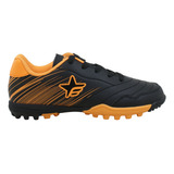 Botin Footy Papi Negro/naranja 34-38 Niño Deporfan