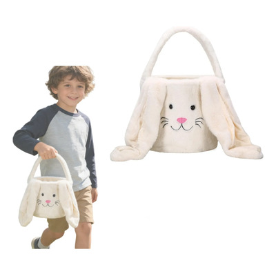 Cesta De Peluche Con Forma De Conejo De Pascua Con Orejas La | Meses sin interés