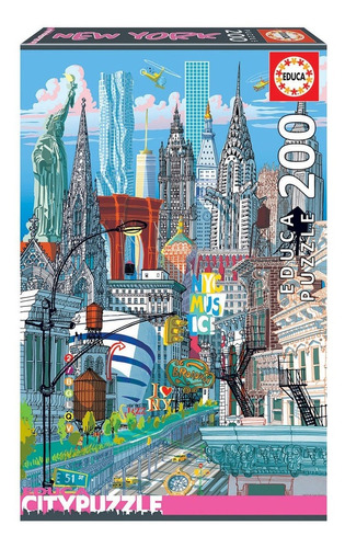 Puzzle 200 Piezas New York Educa City