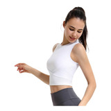 Camiseta Deportiva De Yoga Para Mujer Con Almohadilla Para E