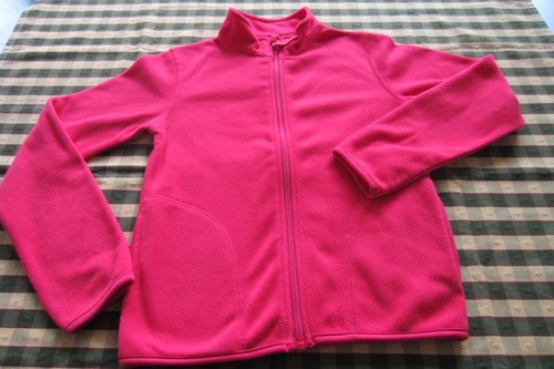 Campera De Polar Color Rojo Para Nena, Marca Europea!!, Muy 