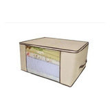 Caja Organizadora Guarda Mantas Ropa Con Cierre 45x45x20 Cm