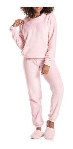 Pijama Feminino Daniela Tombini Colors Freece Rosa - 6650c