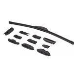 Kit 2 Escobillas Delanteras Flex Goma Chevrolet Onix Todos