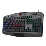 Teclado Gamer Redragon Harpe K503 Inglés Negro Rgb