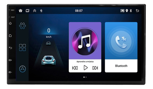 Central Multimidia Android 12 7p Carplay Android Auto 2din 