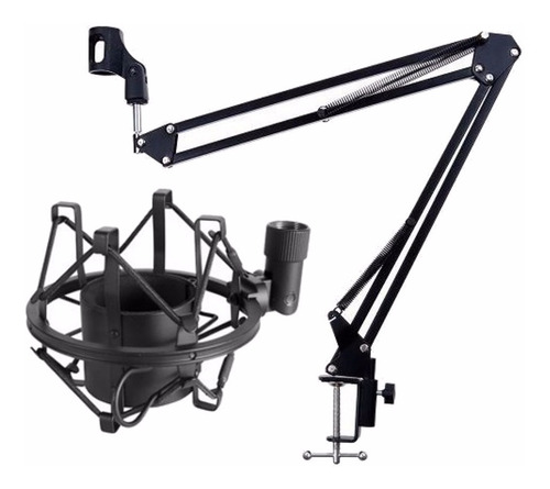 Soporte Para Micrófono Brazo + Shock Mount Para Condenser