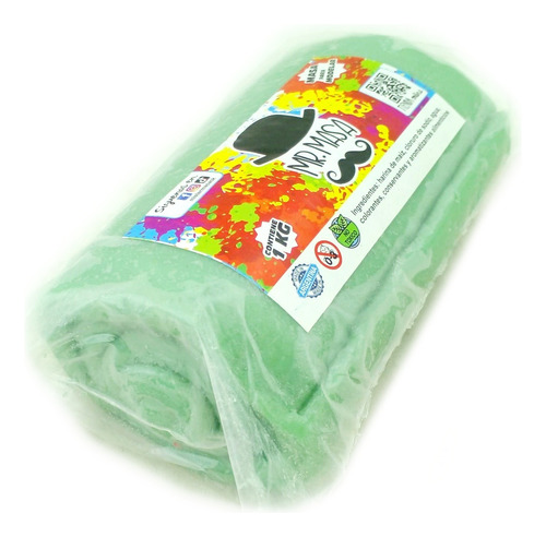 Masa Por 1 Kilo Para Modelar Plastilina Colores Niños Jugar