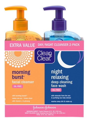 Pack: Limpiador Facial De Día Y Noche Clean & Clear