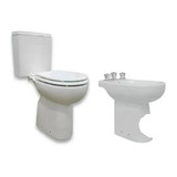 Set Combo Baño Discapacitados Inodoro Alto + Mochila + Bidet