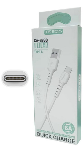 Cable Datos/carga Treqa® 6a - Usb Tipo C - 1 Metro - Box