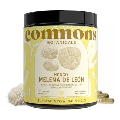 Melena De León Adaptógeno Commons 120 Cápsulas | Meses sin interés