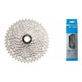 Cassete Sunrace Ms3 10v 11-42 + Corrente Shimano Hg54 Deore