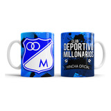 Mug Taza Pocillo Sublimado Equipo De Fútbol Millonarios 