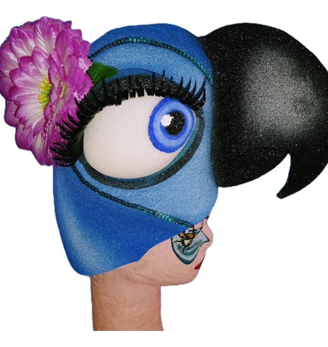 Gorro De Guacamayo Perla, En Goma Espuma De La Película Río 