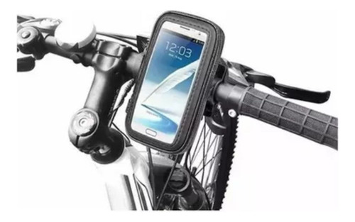 Soporte Porta Celular Moto Bolso Impermeable Estuche Bici