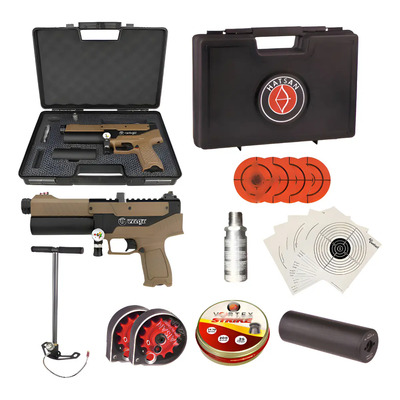 Pistola Hatsan Velox .25 Arena Aire Pcp + Bomba Pcp Xtreme P Marrón Claro 0.25 Mm | Meses sin interés