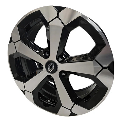 Rines 17 5-114 Renault Duster Oroch Captur Fluence Arkana 4p Negro Maquinado