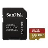 Tarjeta De Memoria Microsd Sandisk Extreme De 32gb