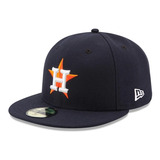 Gorra New Era Astros Houston 59fifty Plana Azul Clasica