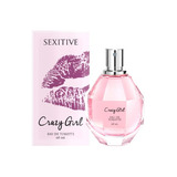 Perfume Sexitive Crazy Girl Femenino C/feromon Estimula 60ml
