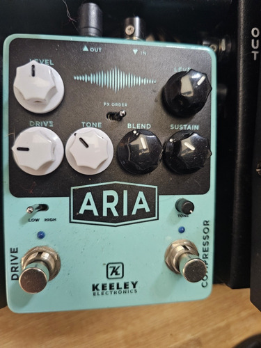 Pedal Aria Compressor Y Overdrive