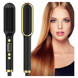 Escova Anion Alisadora De Cabelo Basiqe Sleek Gold