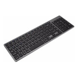 Teclado Portátil Inalámbrico Ultrafino Bt Con 102 Teclas