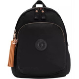 Mochila Kipling Delia Medium Rose Black Original 