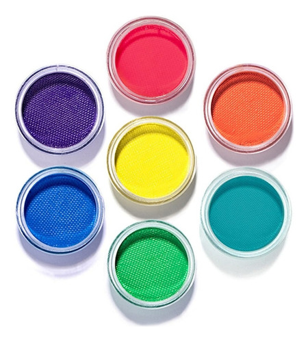 Delineador De Ojos Uv Activado Por Agua 7 Colores