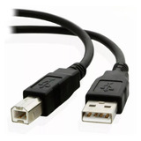 Cabo Impressora Type-c P/ Usb-b Lexmark Panasonic Canon Hp Cor Preto