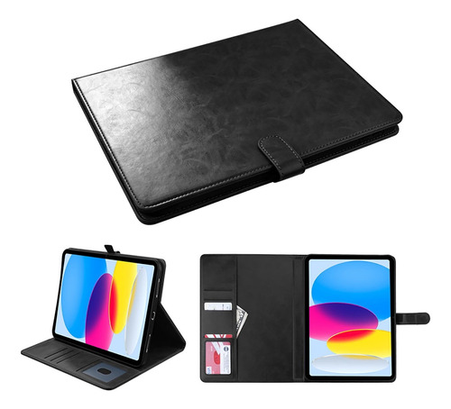 . Funda Mybat Wallet Para iPad 10 De 10.9  A2696 A2757 A2777