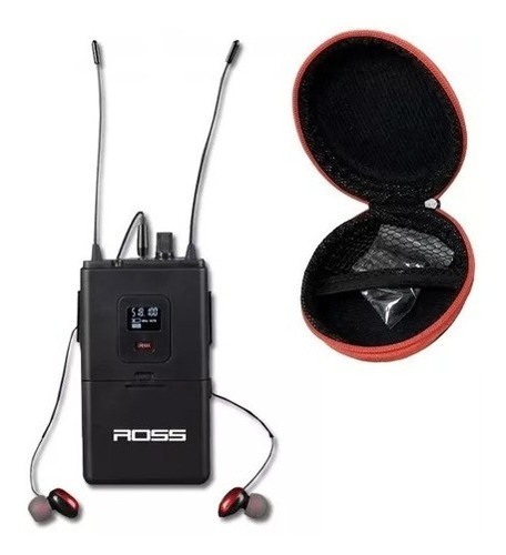 Receptor Body Pack In Ear Ross Fum 01 + Auriculares Original