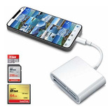 Lector De Memorias Micro Sd Cf Tf Para iPhone iPad Denicmic 