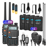 Ham Radio Walkie Talkie (uv-5r) Uhf Vhf Radio De 2 Vías De D