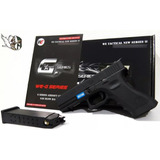 Pistola Airsoft We G17 Gas Blow Back Y Accesorios