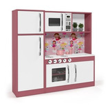 Mini Cozinha Infantil Completa Refrigerador Moderna Em Mdf