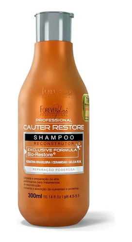 Shampoo Cauterização Cauter Restore Forever Liss 300 Ml